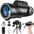 KFYSLEXA Monocular Telescope 80x100 High Powered Monoculars for Adults Compatible with Smartphones and