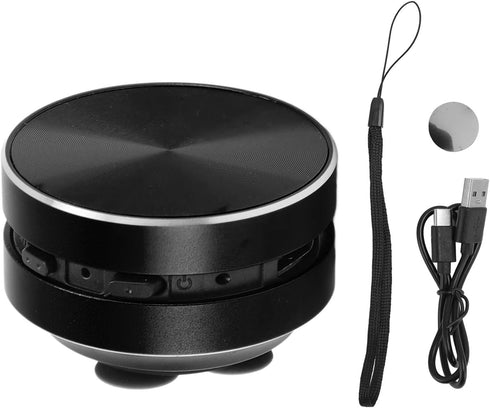 Sanpyl Ultra Mini Bone Conduction Speakers, Turn Anythin into Speaker with Suction Cup, Stereo Bass Portable Small True
