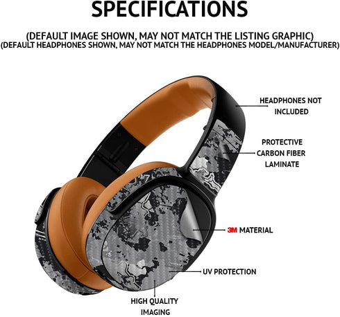 MightySkins Carbon Fiber Skin for Beats Studio Pro - Onyx Marble, Durable Textured Finish
