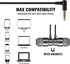UliX Rider Wired Earbuds - In-Ear Headphones with Microphone, 5 Years Warranty, Anti-Tangle Cable, Ear Buds for iPhone,
