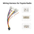 2012-Below RAV4 16PIN Car Stereo Radio Wiring Harness for Toyota Camry Corolla Prado Fortuner Highlander Tundra Yaris