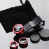 Toddmomy 2 Sets Clip-on Phone Camera Lens Kit, Wide Angle Macro Fisheye Mobile Camera Lenses for Smartphone