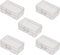 Fielect 5Pcs 9V Battery Storage Case - Transparent Organizer for 9V Battery Multipurpose Holder