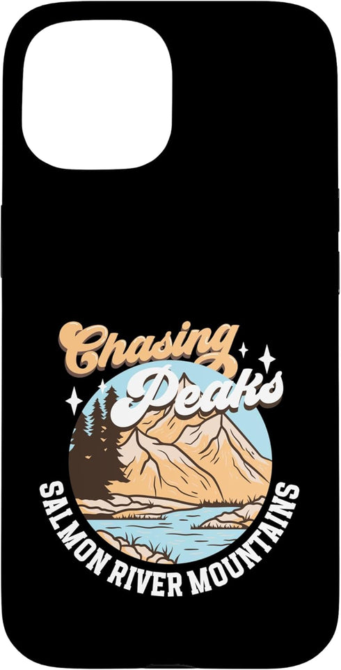 Mountaineering in USA Chasing Peaks - Salmon River Mountains Case for iPhone 15