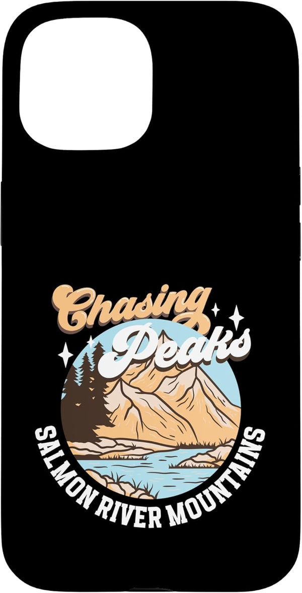 Mountaineering in USA Chasing Peaks - Salmon River Mountains Case for iPhone 15