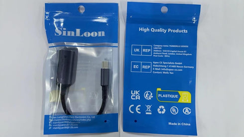 SinLoon PD 140W DC4530 to USB C Cable, DC 4.5mm x 3.0mm Female to Type C Male Power Charging Cable