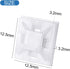 XHF 200 PCS 1/2" White Self Adhesive Cable Zip Tie Mounts, Wire Cable Clips Holders for Management Anchors Organizer