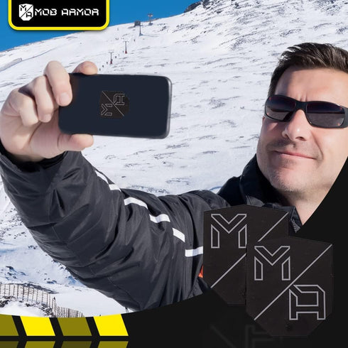 Mob Armor MobNetic Plate - Magnetic Phone Mounting Plate, 0.02inch Thick Metal, Compatible with iPhone & Android