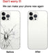Back Glass Replacement for iPhone 13 Pro 6.1 Inches (Silver) with Repairing Tool Kits