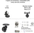 LamYHeng (2) Window Mount for Security Camera,Rotating Suction Mount Bracket,Compatible with Universal Security Cameras