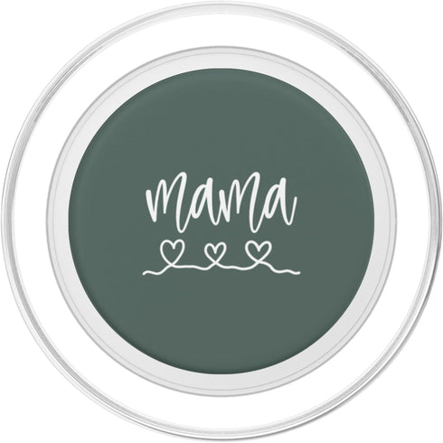 Mama and Mother Designs Cute Heart Mama Woman Mom Mother Sage Green PopSockets PopGrip for MagSafe