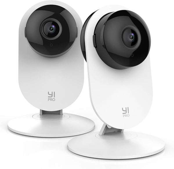 YI Pro 2K Home Security Camera - 2Packs, Indoor Camera with Smart Detection for Baby, Pet, Dog Monitoring