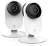 YI Pro 2K Home Security Camera - 2Packs, Indoor Camera with Smart Detection for Baby, Pet, Dog Monitoring