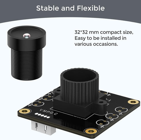 innomaker 1080P USB2.0 130 UVC Camera, Wide Angle Camera, Plug & Play for PC, Raspberry Pi, Jetson Nano and SBCs.