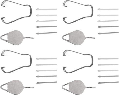 20x Replacement Touch Stylus Tips for Galaxy Tab S6 Lite 10.4" SM P610 P615, Includes 4 Tweezers, 4 Ejector Pins