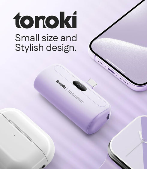 Portable Charger for Android 5000mAh, Small Power Bank Fast Charging Mini Battery Pack for Samsung, Google Pixel,