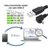 chenyang USB 2.0 to Micro USB 90 Degree UP Angled Data Charge Extension Cable, 0.3M