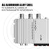 Portable Mini HiFi Stereo Amplifier, 20W 2 Channel Stereo Bass Auto Car Home Audio Power Amplifier for Phone, MP3,