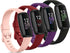 Compatible with Fitbit Inspire 3 Bands for Women and Men, 4 Pack Soft Silicone Sport Wristband Replacement Straps for