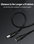 2 Pack 3.3FT 1M 5.5 mm 2.1 mm 5521 12V Tonton DC Power Extension Cable x Male to Female DC Adapter Cord Compatible