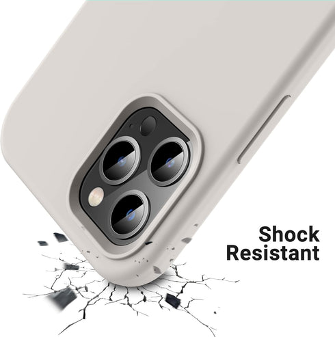 OTOFLY Compatible with iPhone 12 Pro Max Case, Premium Soft Liquid Silicone Rubber Full-Body Protective Bumper Case