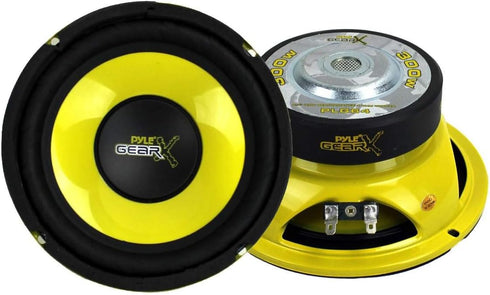 Pyle PLG64 6.5" Car Mid Bass/Midrange Subwoofers, 300 Watt Power Speakers (2)