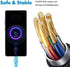 Deegotech Type C Charger, 10 ft Fast Charging USB C Cable, Nylon Braided, Fit for Galaxy S10 S9 S8 Plus, Note9