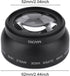 Wide Angle Macro Lens, 52mm 0.45X Magnification Universal Conversion Lens for Canon, Nikon, Sony