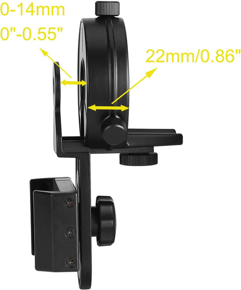 SOLOMARK CellPhone Mount for Vortex Bushnell Celestron Spotting Scope - Works with Binoculars and Smartphones