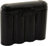 4 Pack AA/AAA/CR123A Black Battery Holder Storage Cases