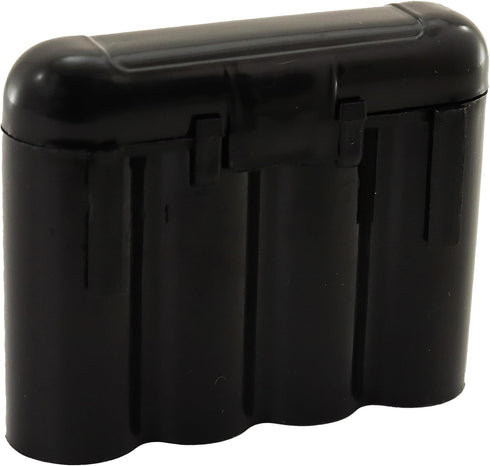 10 Pack AA/AAA/CR123A Black Battery Holder Storage Cases