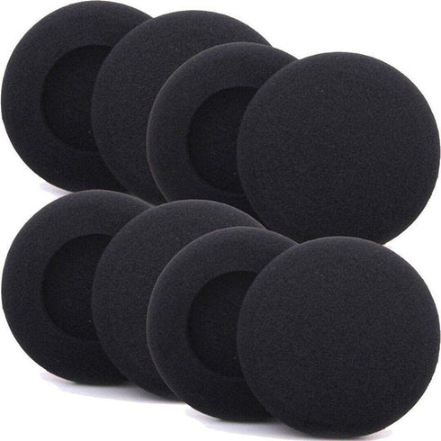 Foam Ear Pad Replacement Cushions, Headphone Earphone Headset Disposable Sponge Covers (45mm - 1.8"), 4 Pairs
