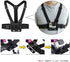 ACUVAR Chesty Body Mount Strap Harness for GoPro Hero 12, 11, 10, 9, 8, 7, 6, 5, 4, 3+, 3, 2, 1, Max, AKASO, DJI Osmo