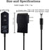 EGOCHALLENGER 4.2V 2A 100-240V 5.5x2.5mm (3FT Lithium Battery Charger Power Supply, AC to DC Adapter with Center