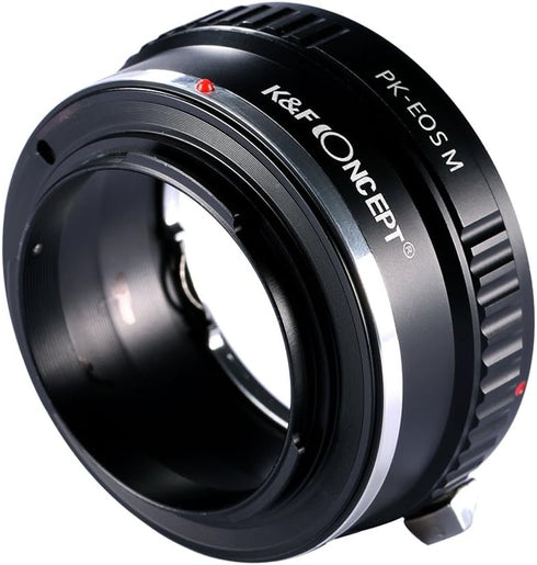 K&F CONCEPT M Mount Adapter for Canon EOS M Cameras - Compatible with Pentax K Lenses