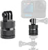HSU Aluminum 1/4 inch 20 Camera Mount, 360 Degree Rotation Tripod Adapter for GoPro, DJI Osmo, Insta360