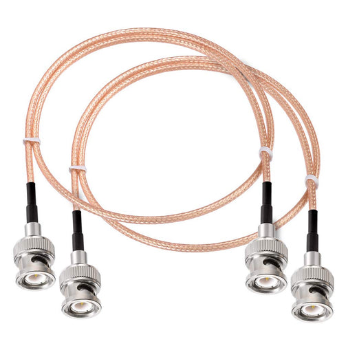 Superbat BNC Cable BNC Male to Male Connector, 2ft Coaxial Cable for Antenna Scanners or Handheld Radios