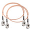 Superbat BNC Cable BNC Male to Male Connector, 2ft Coaxial Cable for Antenna Scanners or Handheld Radios