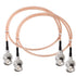 Superbat BNC Cable BNC Male to Male Connector, 2ft Coaxial Cable for Antenna Scanners or Handheld Radios