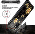 DJSOK Compatible with iPhone 12 Pro Max Case, Anti Scratch Soft TPU Cover with Design Pattern, Golden Flower