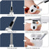Samsung Galaxy Buds 3 Pro Case - Military Shell Cover with Lock Clip, Protective Armor Skin, Cleaner Kit & Carabiner