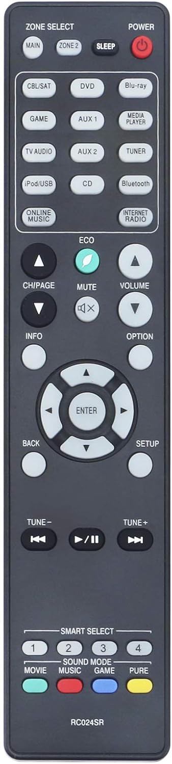 New RC024SR Remote Control for Marantz A/V Receiver NR1605 NR1606 NR1607 SR5009 SR5010 SR5011