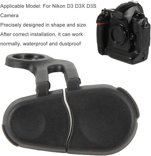 D3 D3X D3S Remote Shutter Release, Rubber Top Cover Camera Shutter Release Cable Terminal Cover