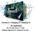 TV Dust Cover for 32"-70" Indoor TV, Landscape Printed Dust-Proof Protector for LCD, LED, Plasma Flat Screen (42'', 03)