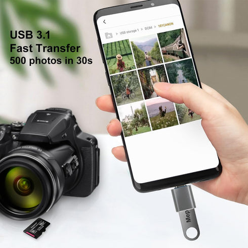 USB C to USB Adapter, Type C Male to USB 3.1 Female Adapter, OTG USB Adapter for MacBook Pro, Samsung Galaxy