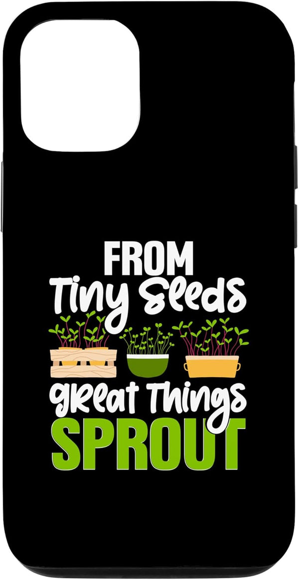Microgreens Urban Gardening Health Culture iPhone 15 Sprout Kale Eat Greens Vegetable Urban Farming Microgreens Case