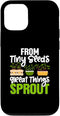 Microgreens Urban Gardening Health Culture iPhone 15 Sprout Kale Eat Greens Vegetable Urban Farming Microgreens Case