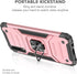 for Samsung Galaxy A50 Case A50S A30S - Military Grade Built-in Kickstand Holder Armor Heavy Duty Shockproof Cover for