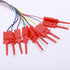 A Set of 10 pcs Red Logic Analyser High Efficiency Clip Ideal Test Hook