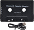 Qiilu Car Tape Player Adapter, Cassette Tape Player Adapter, Wireless Car Cassette Player Adapter with USB Cable